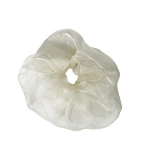 Cocobella ORGANZA SCRUNCHIE CREAM WHITE