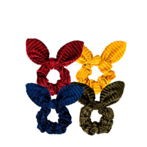 Cocobella VELVET BUNNY EAR SCRUNCHIE SET 4 KPL